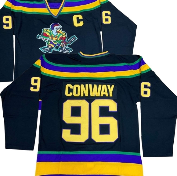 New Mighty Ducks Conway Hockey Jersey Authentic - Picture 6 of 10